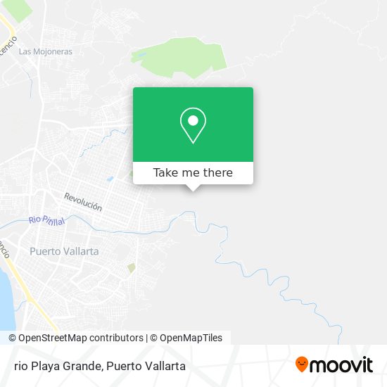rio Playa Grande map