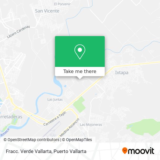 Fracc. Verde Vallarta map