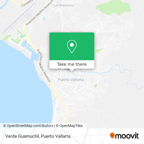 Verde Guamuchil map