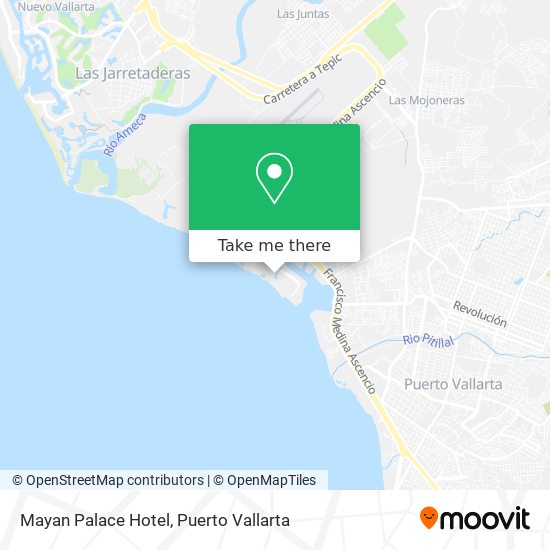 Mayan Palace Hotel map
