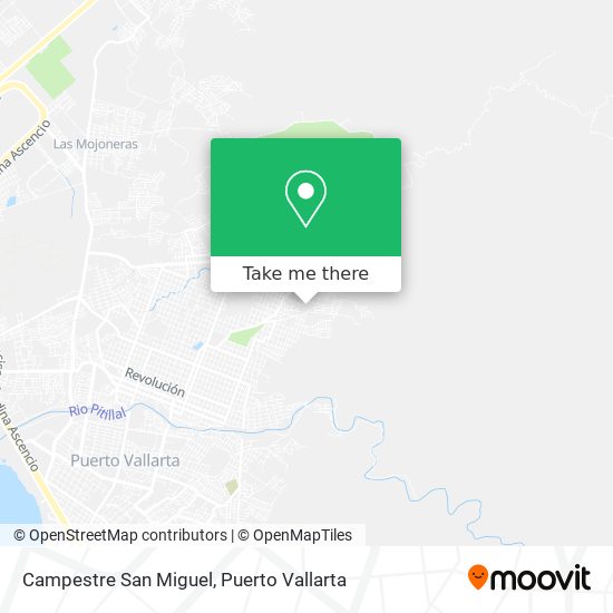 Campestre San Miguel map