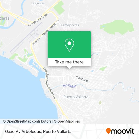 Mapa de Oxxo Av Arboledas