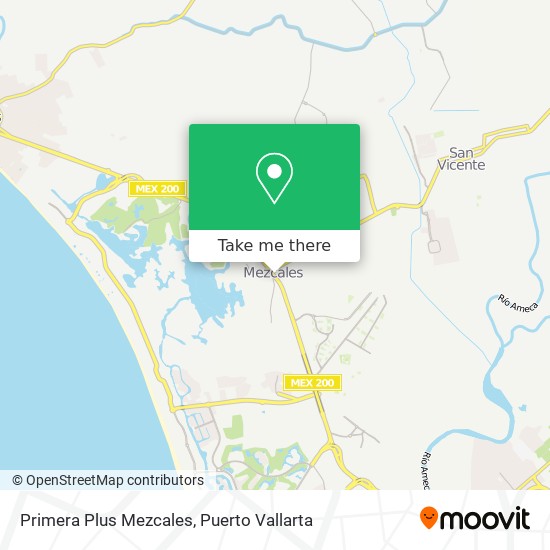 Primera Plus Mezcales map