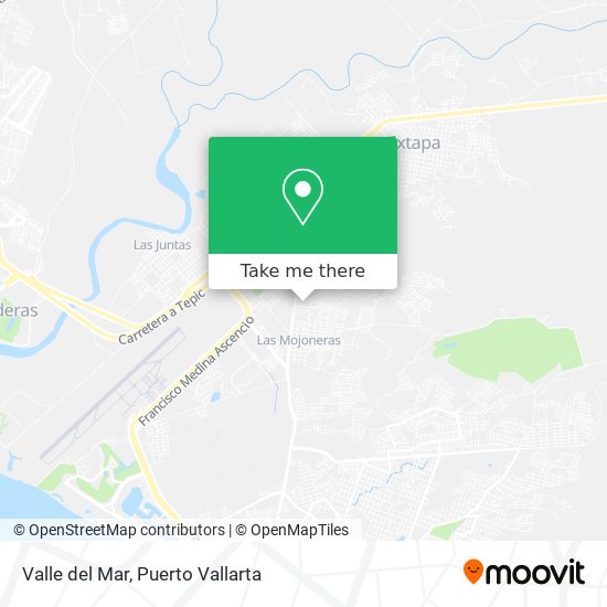 Valle del Mar map