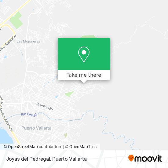Mapa de Joyas del Pedregal