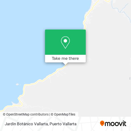 Jardín Botánico Vallarta map