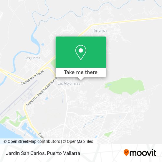 Mapa de Jardin San Carlos