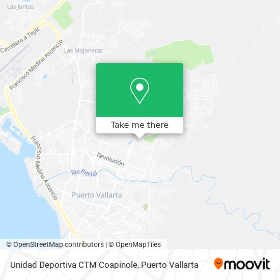Unidad Deportiva CTM Coapinole map