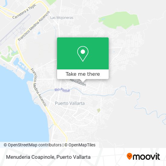 Menuderia Coapinole map