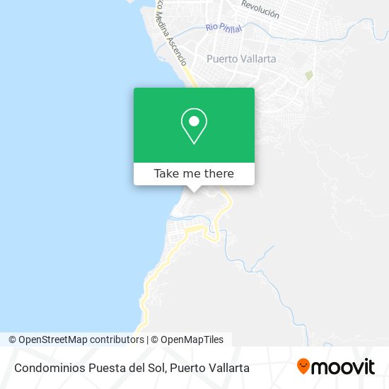 Mapa de Condominios Puesta del Sol