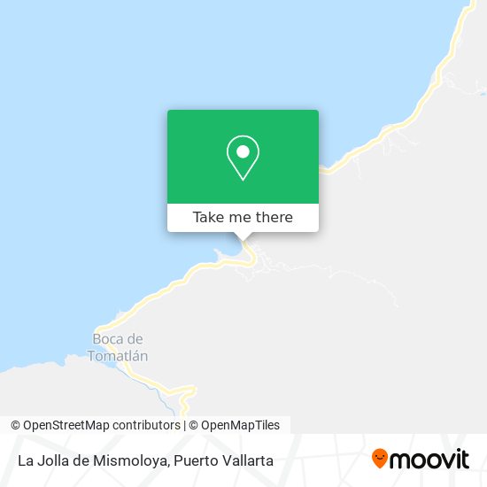 La Jolla de Mismoloya map