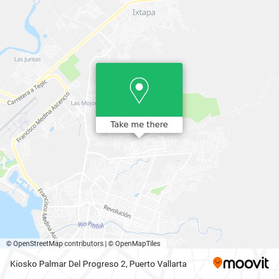 Kiosko Palmar Del Progreso 2 map