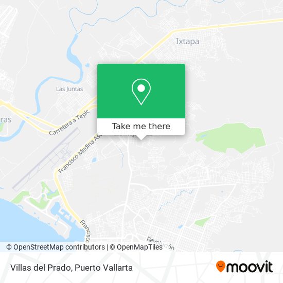 Villas del Prado map