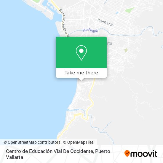 Centro de Educación Vial De Occidente map