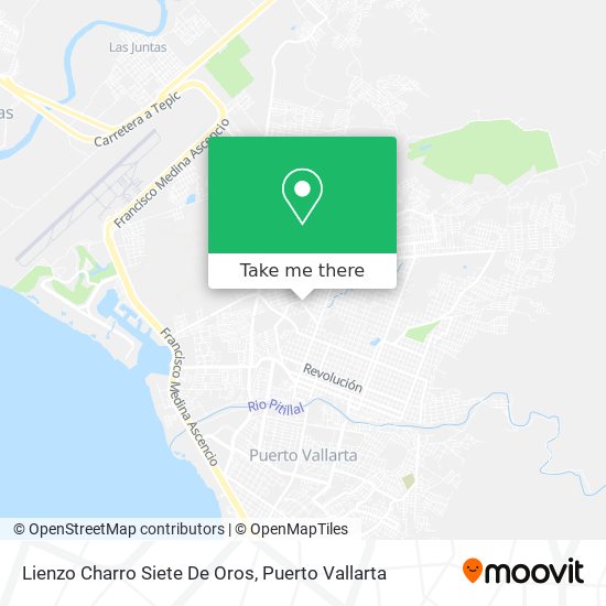 Mapa de Lienzo Charro Siete De Oros