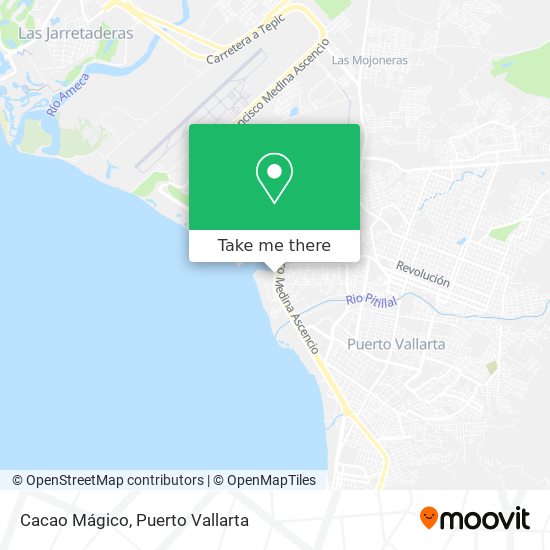 Cacao Mágico map