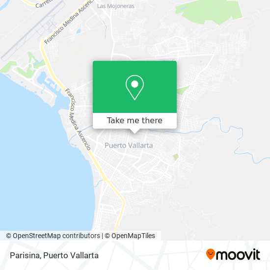 Mapa de Parisina