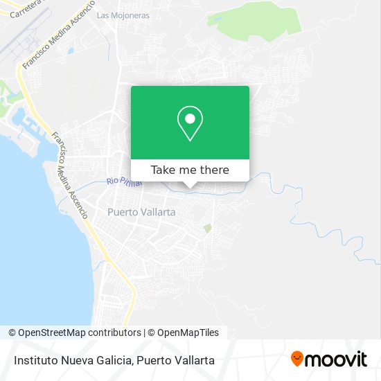 Instituto Nueva Galicia map