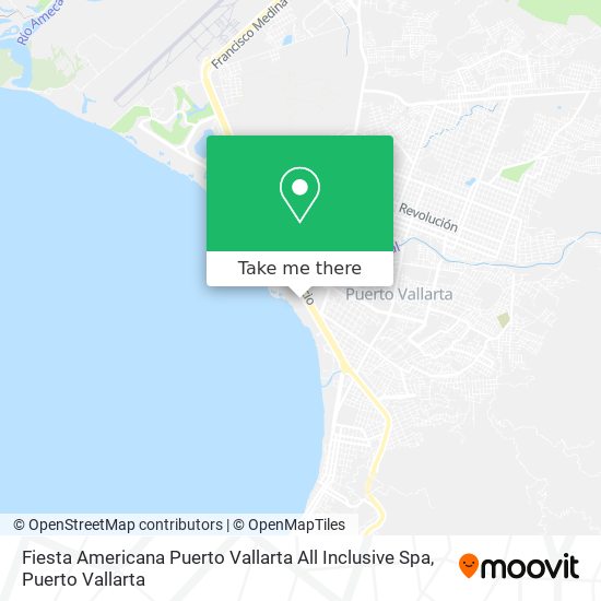 Mapa de Fiesta Americana Puerto Vallarta All Inclusive Spa