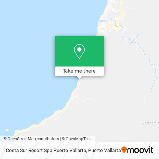 Costa Sur Resort Spa Puerto Vallarta map