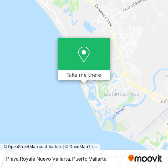 Playa Royale Nuevo Vallarta map