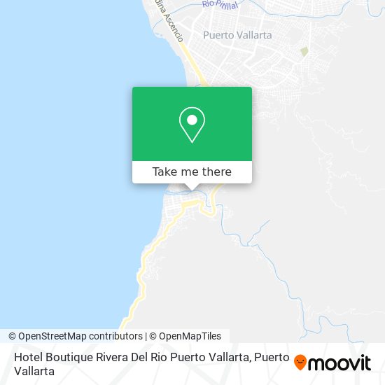 Hotel Boutique Rivera Del Rio Puerto Vallarta map