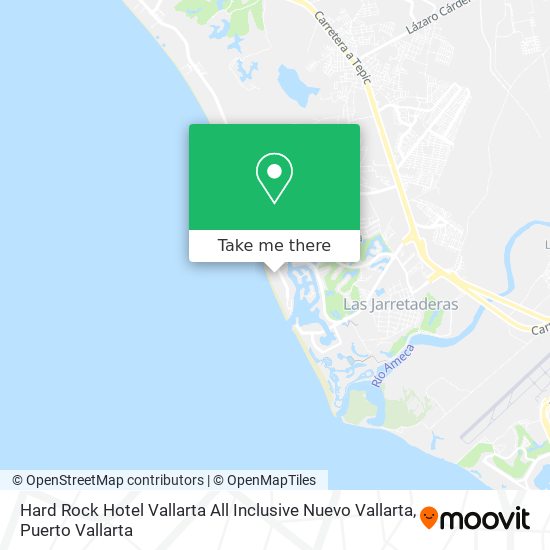 Hard Rock Hotel Vallarta All Inclusive Nuevo Vallarta map