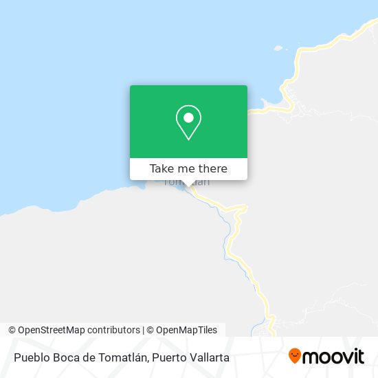 Pueblo Boca de Tomatlán map