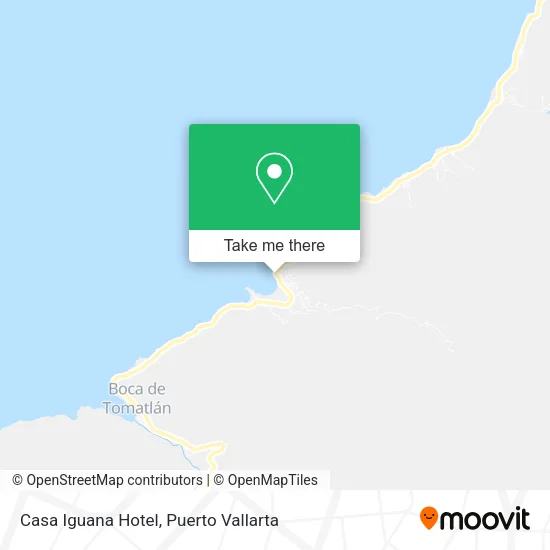 Mapa de Casa Iguana Hotel