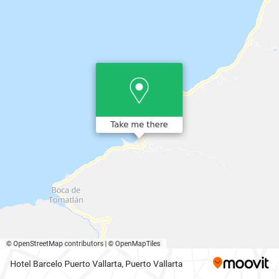 Hotel Barcelo Puerto Vallarta map
