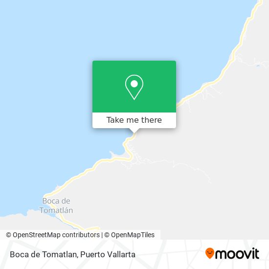 Boca de Tomatlan map