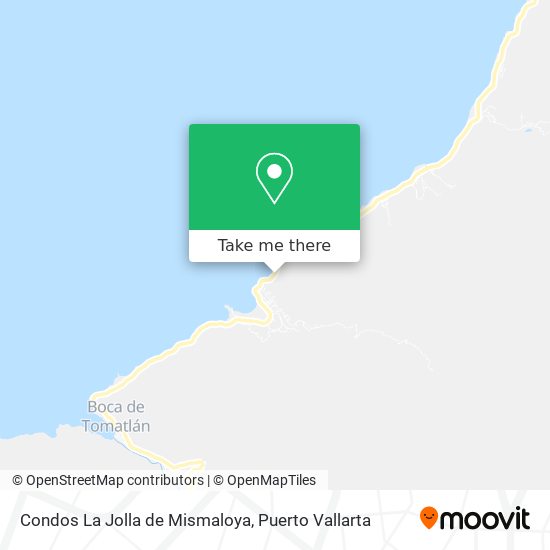 Condos La Jolla de Mismaloya map