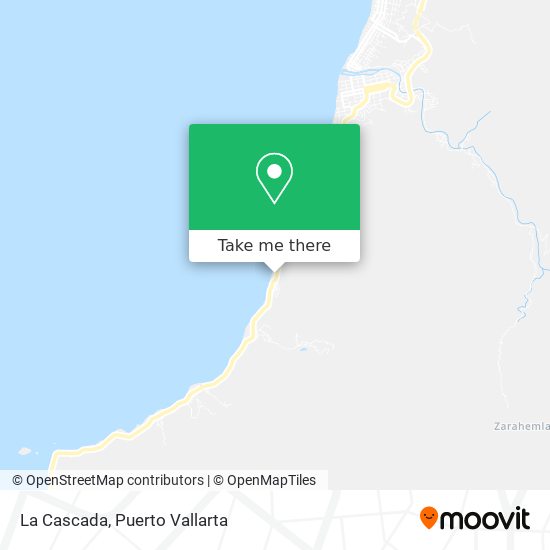 Mapa de La Cascada