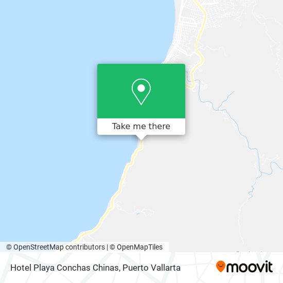 Mapa de Hotel Playa Conchas Chinas