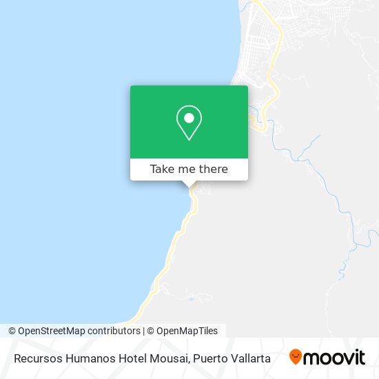 Recursos Humanos Hotel Mousai map