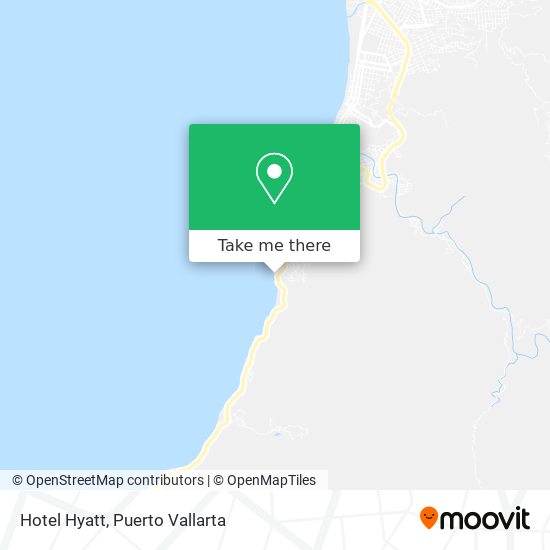 Mapa de Hotel Hyatt