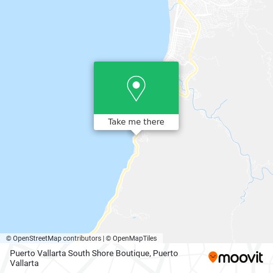 Puerto Vallarta South Shore Boutique map
