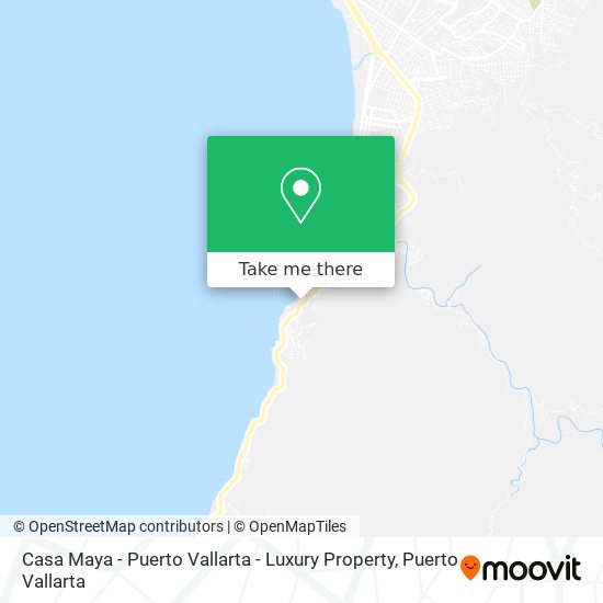 Casa Maya - Puerto Vallarta - Luxury Property map