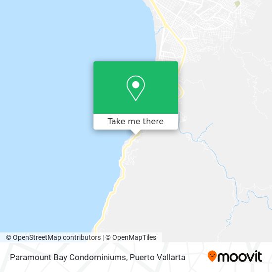 Paramount Bay Condominiums map