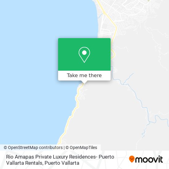Rio Amapas Private Luxury Residences- Puerto Vallarta Rentals map