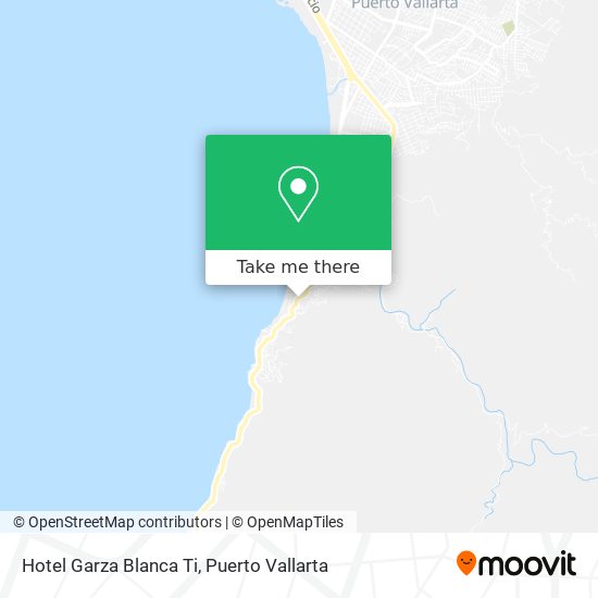 Mapa de Hotel Garza Blanca Ti