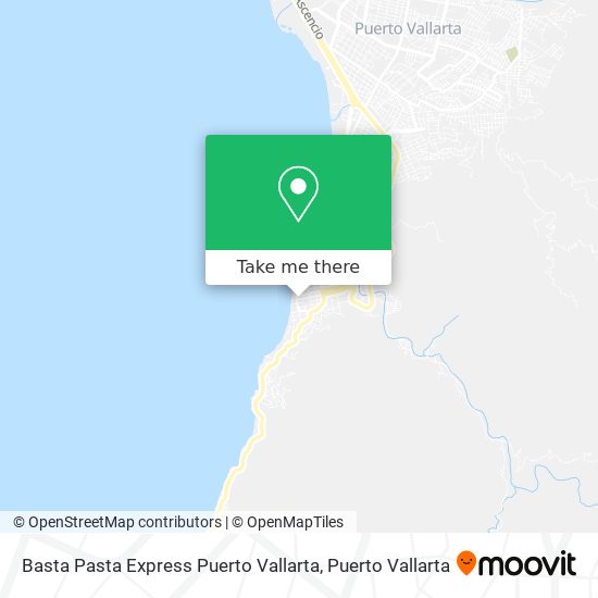 Basta Pasta Express Puerto Vallarta map