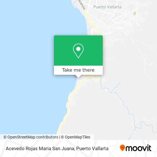 Acevedo Rojas Maria San Juana map
