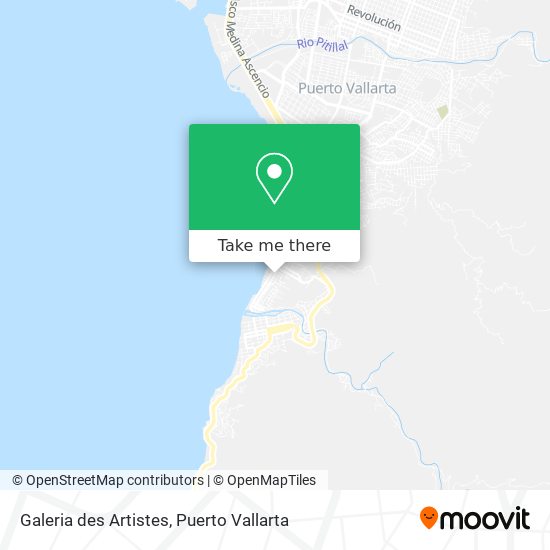 Mapa de Galeria des Artistes