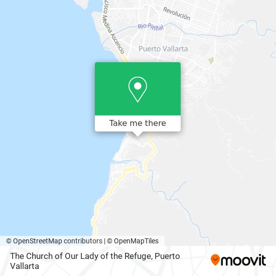 The Church of Our Lady of the Refuge map
