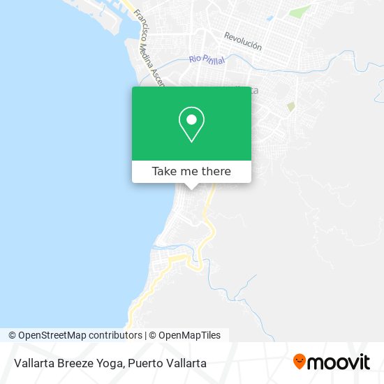 Vallarta Breeze Yoga map