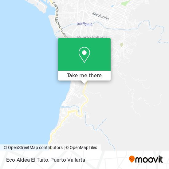 Eco-Aldea El Tuito map
