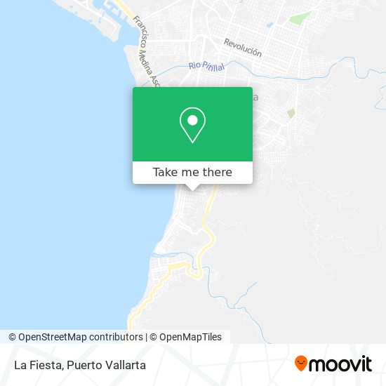Mapa de La Fiesta