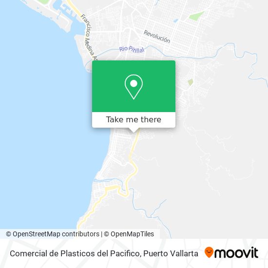 Comercial de Plasticos del Pacifico map