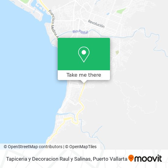 Tapiceria y Decoracion Raul y Salinas map